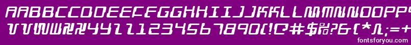 Droidloverei Font – White Fonts on Purple Background