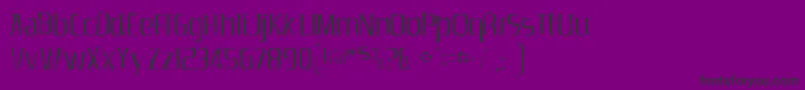 Zrnicgaunt Font – Black Fonts on Purple Background