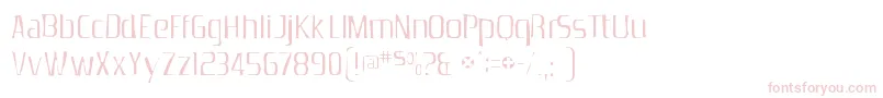 Zrnicgaunt Font – Pink Fonts on White Background