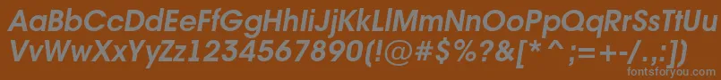 Подробнее о шрифте AvanteintBolditalic Шрифт AvanteintBolditalic – серые шрифты на коричневом фоне
