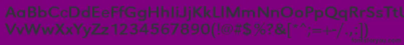 Urwgrotesktextwid Font – Black Fonts on Purple Background