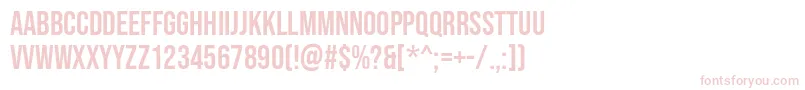 Bebasneue Font – Pink Fonts on White Background