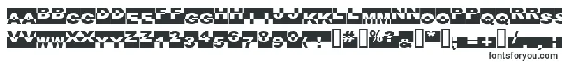 Шрифт BlackBox – блочные шрифты