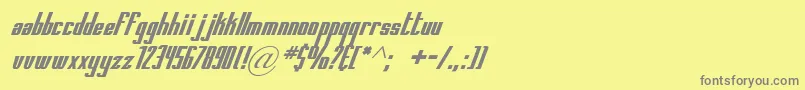 Más sobre la fuente Printedcircuitboarditalic fuente Printedcircuitboarditalic – Fuentes Grises Sobre Fondo Amarillo