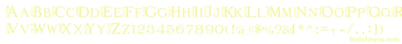 FlowerGarden Font – Yellow Fonts