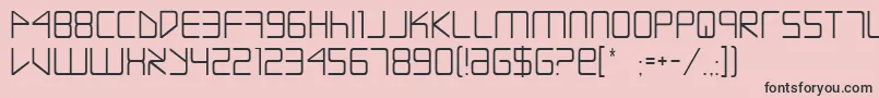 More about Escape ffy Font Escape ffy Font – Black Fonts on Pink Background