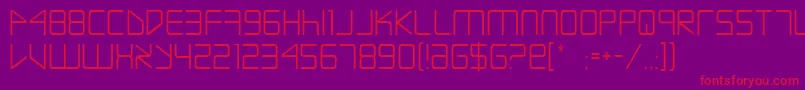 More about Escape ffy Font Escape ffy Font – Red Fonts on Purple Background