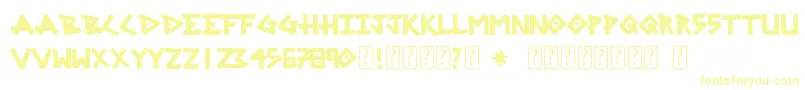 SrgMarker-fontti – keltaiset fontit