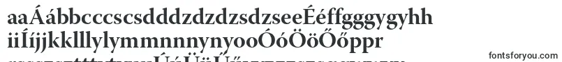 Шрифт WarnockproBoldsubh – венгерские шрифты