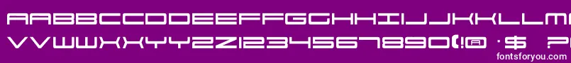 911Porscha Font – White Fonts on Purple Background