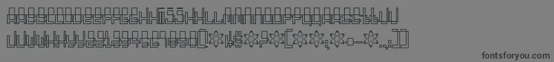 Oddessey3000 Font – Black Fonts on Gray Background