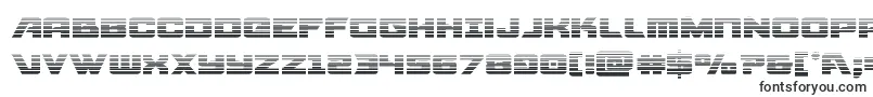 Шрифт Aircruisergrad – вытянутые шрифты