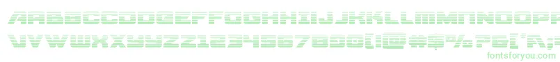 Aircruisergrad-Schriftart – Grüne Schriften