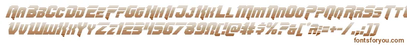 Шрифт Omegaforcegradital12 – коричневые шрифты на белом фоне