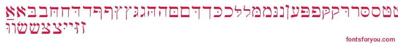 Hebrewbasic Font – Red Fonts
