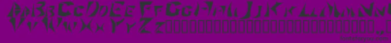 Sabertoo2 Font – Black Fonts on Purple Background