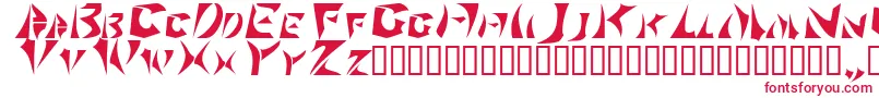 Sabertoo2-fontti – punaiset fontit valkoisella taustalla