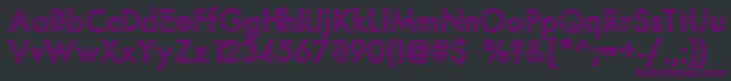 Mixspotted Font – Purple Fonts on Black Background