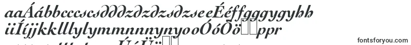 Шрифт CockneyBolditalic – венгерские шрифты