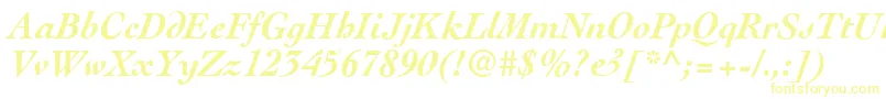 CockneyBolditalic Font – Yellow Fonts