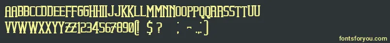 More about BeholderBold Font BeholderBold Font – Yellow Fonts on Black Background