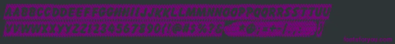 Шрифт Skide – фиолетовые шрифты на чёрном фоне