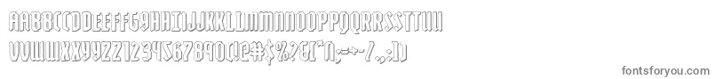 Zollern3D-Schriftart – Graue Schriften