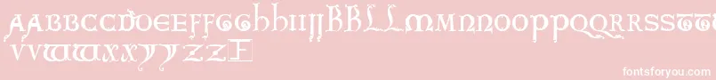 King ffy Font – White Fonts on Pink Background