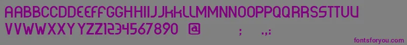 Corporea Font – Purple Fonts on Gray Background