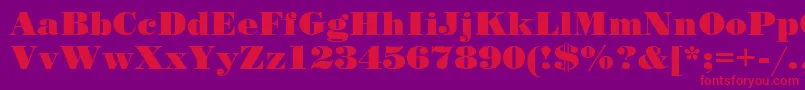 Lisätietoja StandardPosterRegular-fontista StandardPosterRegular-fontti – punaiset fontit violetilla taustalla