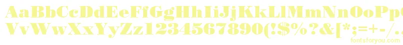 StandardPosterRegular Font – Yellow Fonts