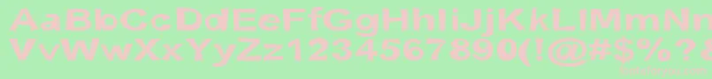 Шрифт SnottBold – розовые шрифты на зелёном фоне