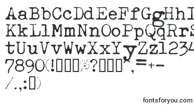 Esathnrml font – The X-Files Fonts