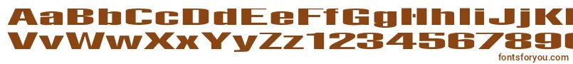 AbensLied-fontti – ruskeat fontit valkoisella taustalla