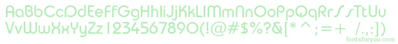 Taurusbookc Font – Green Fonts on White Background