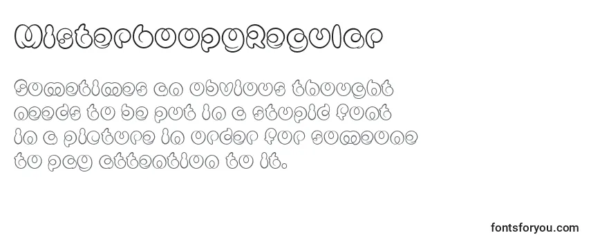 Review of the MisterLoopyRegular Font