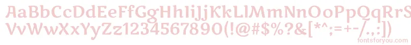 MarkooneRegular Font – Pink Fonts on White Background