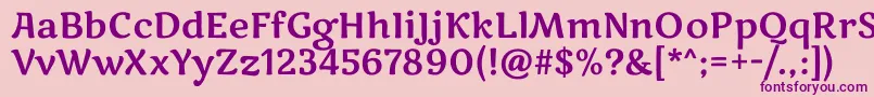 En savoir plus sur la police MarkooneRegular Police MarkooneRegular – polices violettes sur fond rose