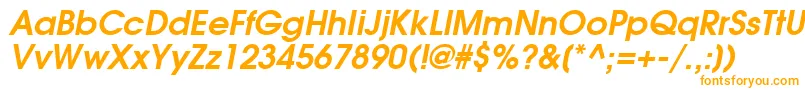 AvalancheBoldItalic Font – Orange Fonts