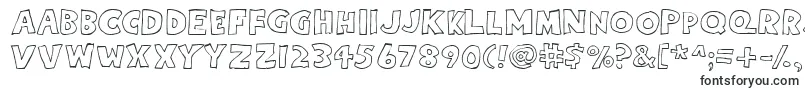 Шрифт Eightypercentcapsoutline – шрифты иконки