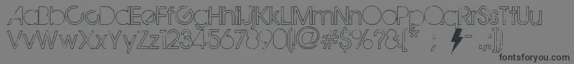 TheMapleOrigins Font – Black Fonts on Gray Background