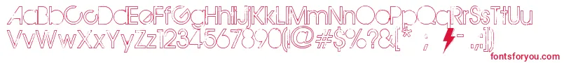 TheMapleOrigins Font – Red Fonts on White Background