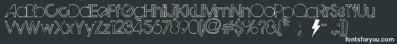 TheMapleOrigins Font – White Fonts on Black Background