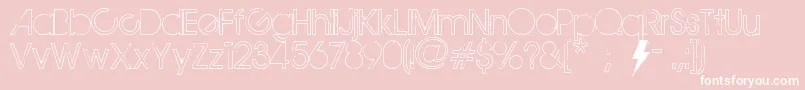 TheMapleOrigins Font – White Fonts on Pink Background