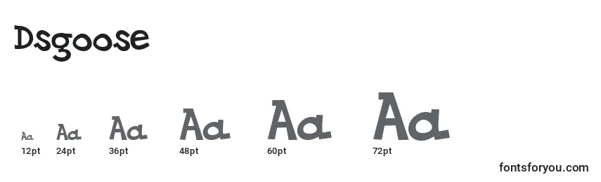 Dsgoose Font Sizes