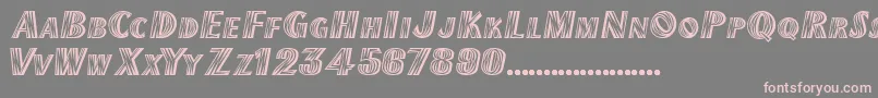 TexMexDisplaySsiExtraBold Font – Pink Fonts on Gray Background