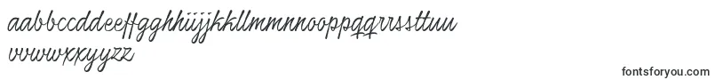 Шрифт HoneymoonupPersonal – английские шрифты