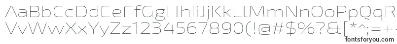 Шрифт Exo2Thinexpanded – типографские шрифты