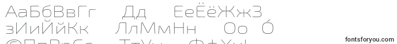 Exo2Thinexpanded-Schriftart – Baschkirische Schriften