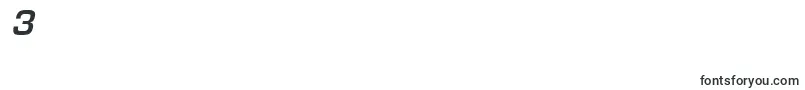 PalindromeSsiSemiBoldItalic Font – Fonts for Digit 3